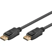 Goobay Câble DisplayPort 4K (3 m) - GOOBAY - Transmission vidéo optimale - 3D - Connecteurs DisplayPort mâle