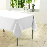 Wicotex Nappe rectangle polyester Blanc 140 x 250 cm