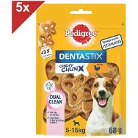Pedigree Dentastix Chewy Chunx Friandises À Mâcher Pour Chien Entre 5-15kg 5x68g