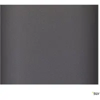 SLV Flatt LED Applique murale 14W IP65 alu anthracite Couleur de lumière commutable