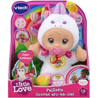 Vtech Poupon Little Love Paillette licorne arc-en-ciel