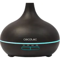 Cecotec Humidificateur Ultrasonique Pure Aroma 300 Ying. Diffuseur de Parfum, Minuterie 10 Heures, 7 Couleurs LED, 300 ml