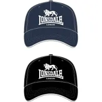 Lonsdale Casquette 'Wiltshire' marine / noir / blanc