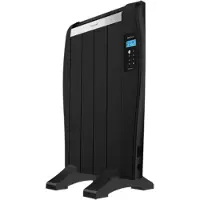 Cecotec Radiateur électrique ReadyWarm 800, modèle Thermal Black. 4 éléments, 600 W, peut être fixé au mur ou posé au sol, avec minuterie