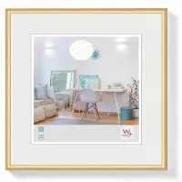 Walther design Cadre Photo Plastique New Lifestyle 20x20 cm Couleur or