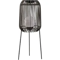 Pauleen Sunshine Lampadaire Coziness Solr Ip44 23lm 3000k Mt/Polyrattan Nr/Gr