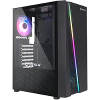 UNYKAch Glayze Argb Boîtier tour PC Noir Noir One Size