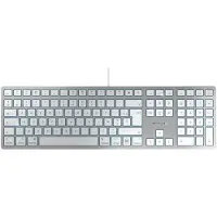Cherry KC 6000C FOR MAC - filaire - USB - commutateur à ciseaux - AZERTY - argenté