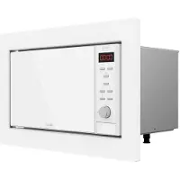 Cecotec Four à micro-ondes encastrable Digital GrandHeat 2350, blanc. 900W, intégrable, 23 litres, fonction grill