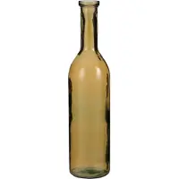Mica Decorations Vase bouteille Rioja - H75 x Ø18 cm - Verre recyclé - Ocre