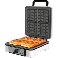 Cecotec Fun Gofrestone 4inox Waffle Maker Argenté One Size / EU Plug 220V