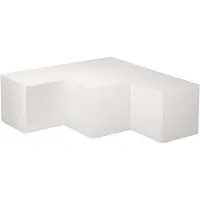 Skye Decor , Compact - White, Armoires TV, blanc, 90 x 32 x 92 cm