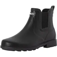 Aigle Bottes courtes en caoutchouc de Carville, Noir 42 EU