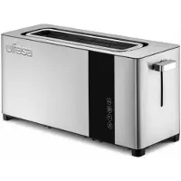 Ufesa Grille-Pain - - Plus Delux - Acier Inox - 1050W - 1 Fente Extra Large