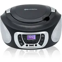 Roadstar CDR-365U/SL (FM, PLL), Radio, Argent, Noir
