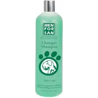 Menforsan Shampooing Naturel Calmant/Régénérant À L'aloe Vera Pour Chien 1000 Ml