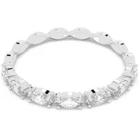Swarovski Bague Vittore, Taille Marquise, Blanche, Métal Rhodié
