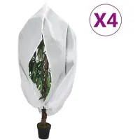 vidaXL Housses de protection pour plantes avec fermeture éclair 4 pcs