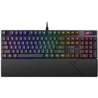 Asus Clavier gaming filaire Azerty avec switches optiques ROG Strix Scope II RX Noir