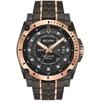 Bulova Montre Gris Analogique Hommes Precisionist 98d149