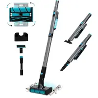 Cecotec Aspirateur Vertical sans Fil Ultraléger Scoba 2100 Twice. 210 W et 20 kPa, Digital Brushless, Autonomie 45 Min