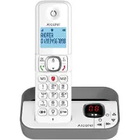 Alcatel Téléphone sans fil Classic F860 Voice Solo avec répondeur Blanc Gris