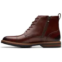 Clarks Bottines à lacets 'Aldwin Cap' marron