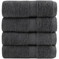 vidaXL Serviettes d'invité de qualité supérieure SOLUND 4 pcs 600 g/m²