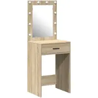 vidaXL Coiffeuse chêne Sonoma 50 x 41 x 135 cm Bois composite