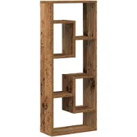 vidaXL Étagère murale en bois ancien 36 x 16 x 90 cm Bois d'ingénierie