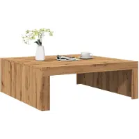 vidaXL Table basse Artisan-Chêne 100x100x35 cm Bois composite