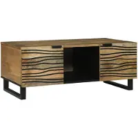 vidaXL Table basse 100X54X40 Cm - Bois de manguier massif Lumarko !