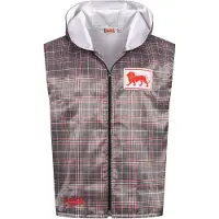 Lonsdale Gilet de sport 'Charlton' gris foncé / rouge / noir / blanc