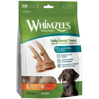 Whimzees Bois de cerf dentaires 6 pièces