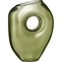 Mica Decorations Jay Vase - L18 x L8 x H23 cm - Verre - Vert clair