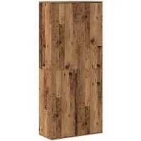vidaXL Buffet Bois Ancien 80 x 35 x 180 cm Bois d'ingénierie
