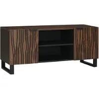 vidaXL Élément TV Noyer 105 x 33 x 46 cm Bois composite