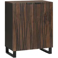 vidaXL Buffet Noyer 60 x 33.5 x 75 cm Bois massif Mango