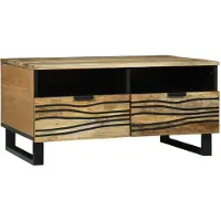 vidaXL Table basse - 80 X 54 X 40 Cm - Bois de manguier durable Lumarko
