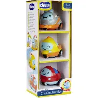 Chicco Mini autíka City Construction 3ks, 12m+