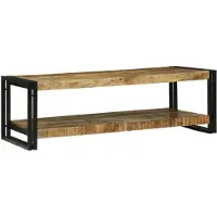 vidaXL Table basse Marron 120 x 50 x 38 cm bois de manguier massif
