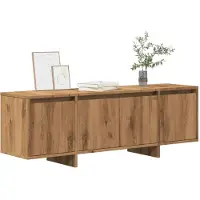 vidaXL Armoire TV Artisan-Chêne 120x30x40,5 cm Bois composite
