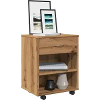 vidaXL Armoire roulante chêne artisanal 46x36x59 cm bois d'ingénierie