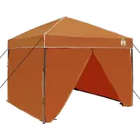 vidaXL Tente pavillon orange 243 x 243 x 251 cm Tissu