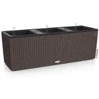 Lechuza Pot Trio Cottage 30 - Kit Complet, Moka - 100 Cm