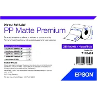 Epson Premium - polypropylène (PP) - mat - adhésif acrylique permanent - 105 x 210 mm 1036 étiquette(s) (4 rouleau(x) x 259 étiquettes découpées) (7113424)