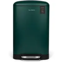 ADEVA Les Collectors No 501 Poubelle à pédale, vert canard, 20 litres, Poubelle à pédale