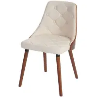 Mendler 6x chaise de salle à manger Osijek similicuir crème