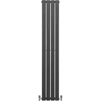 MonsterShop Radiateur Plat Gris Anthracite 160 cm x 28 cm Salle de Bain Radiateur Mural Chauffage Central Design Scandinave