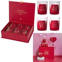 The Concept Factory Bougie Parfumee X6 Coffret Amour